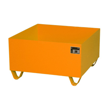--2000 collecting tray, painted, orange yellow