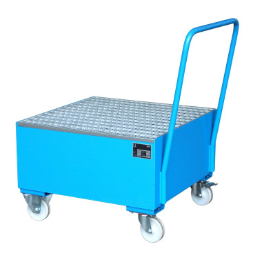 --Mobile collecting tray 2004, painted, Light Blue