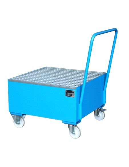 --Mobile collecting tray 2004, painted, Light Blue