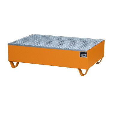 --2018 collector tray, painted, orange yellow