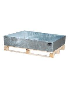 Cubetas de polietileno & metálicas--Bandeja colectora 2009, galvanizada en caliente