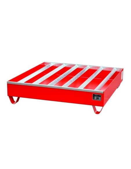 --Spline Sump, dipinto, rosso fuoco