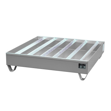 --Spline Sump, painted, gray mouse