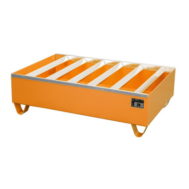 --Spline Sump, painted, Orange Yellow