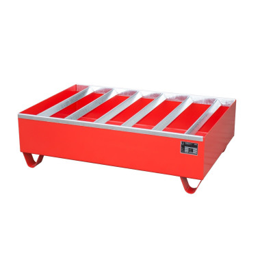 --Spline Sump, painted, red fire