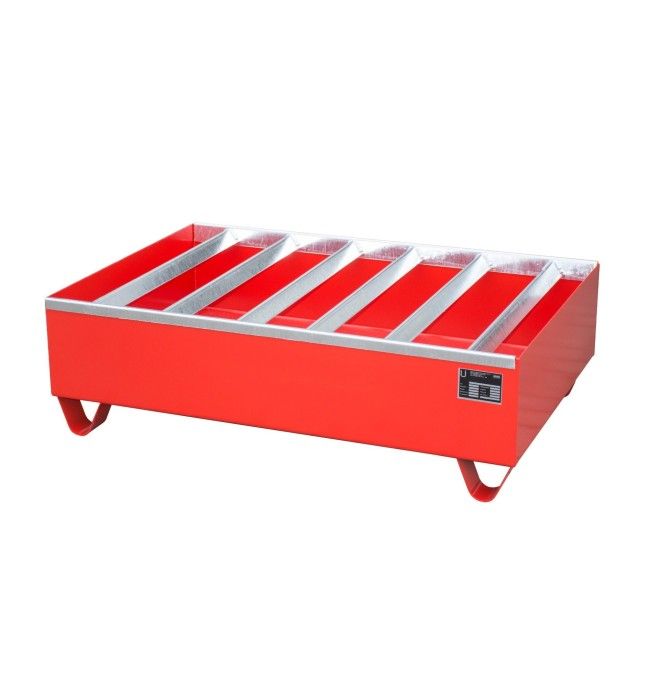 --Spline Sump, painted, red fire