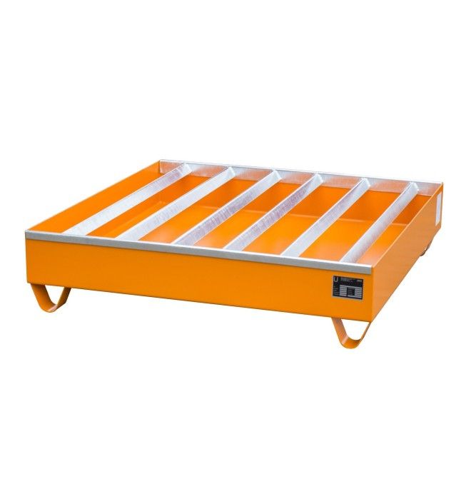 --Spline Sump, painted, orange yellow