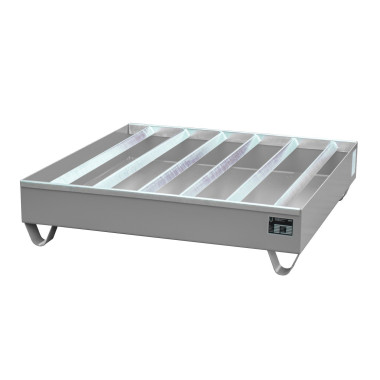 --Spline Sump, painted, gray mouse