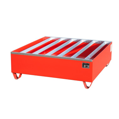 --Spline Sump, painted, red fire