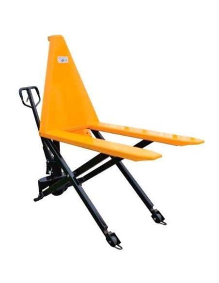 Transpaletas de tijera--Transpaleta de tijera manual de 1000kg - Solidez industrial