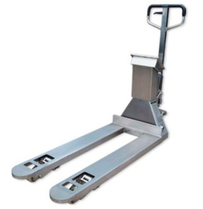 Transpalettes Peseurs--Transpalette Acier inoxydable 2000Kg