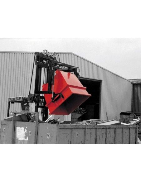Tilting Container--Container Universal, painted, green Reseda