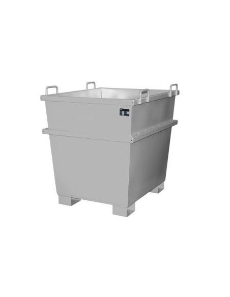 Bacs Basculants--Conteneur souris universelle, peinte, grise