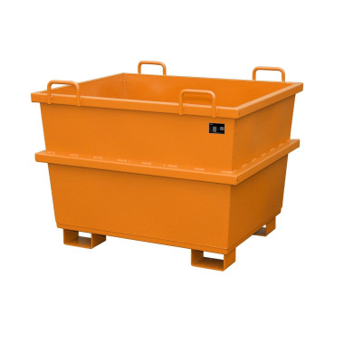 Contenedor universal, pintado, Amarillo naranja