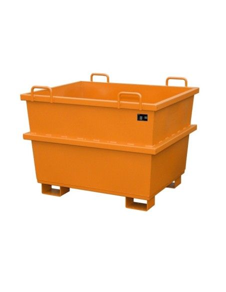 Contenedor universal, pintado, Amarillo naranja