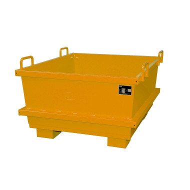 Contenedor universal, pintado, Amarillo naranja