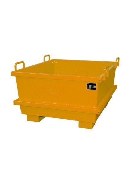 Bacs Basculants--Conteneur universel, peint, Orange jaune