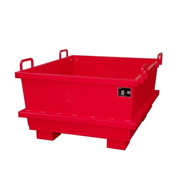 Tilting Container--Container universal, painted, Red fire