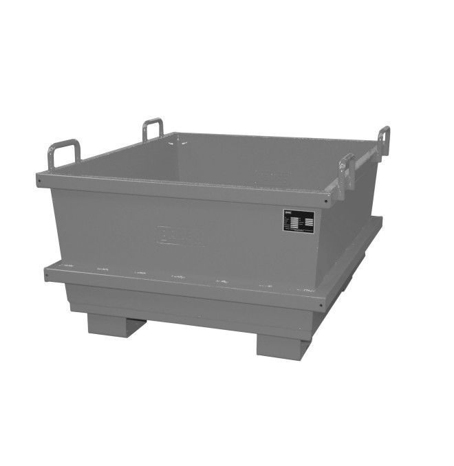 Kippbehälter--Container universal, lackiert, graue maus