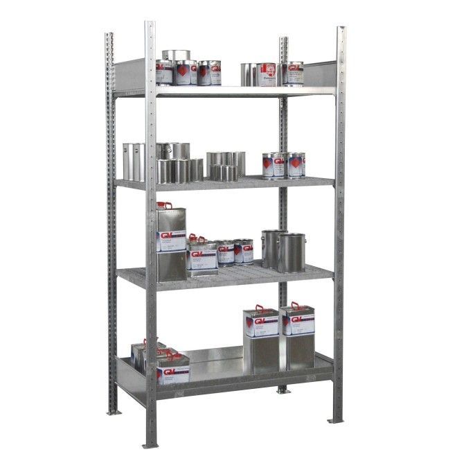 Estantería para latas pequeñas, galvanizada