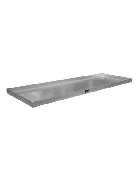 Bandeja de derrames para bidones/latas pequeñas, acero inoxidable 1.4571