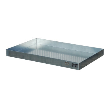 --Small barrels/small cans on pallets, galvanized