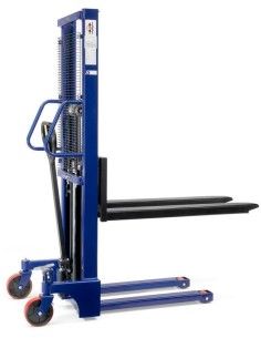 Manual Stackers--Manual stacker 1000kg to 2500mm with adjustable forks