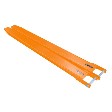 Forks and Accessories--Extensions of fork (1600 mm long), painted, Orange yellow
