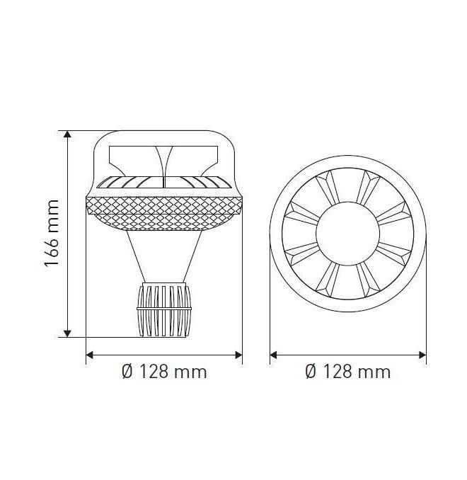 Phares et Miroirs de Sécurité-Led revolving poste