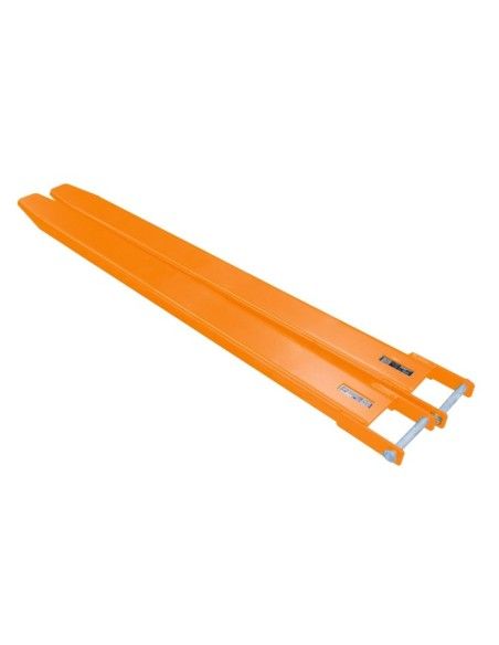 Forks and Accessories--Extensions of fork (2000 mm long), painted, Orange yellow