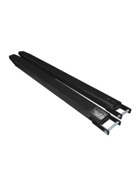 Forks and Accessories--Extensions of fork (2000 mm long), painted, black grey