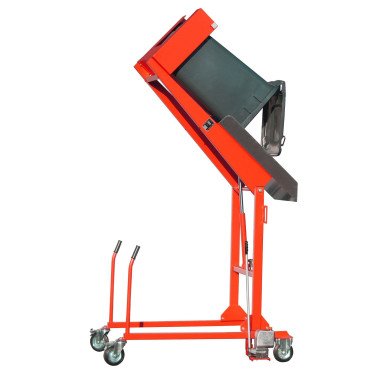 Special Attachments--Back for containers with wheels, painted, red fire