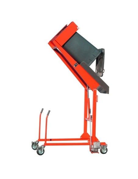Special Attachments--Back for containers with wheels, painted, red fire