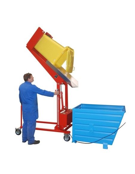 Special Attachments--Back for containers with wheels, painted, red fire