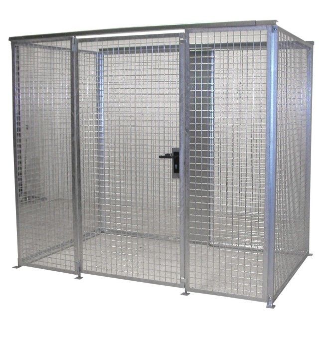Contenedor para bombonas de gas, galvanizado en caliente
