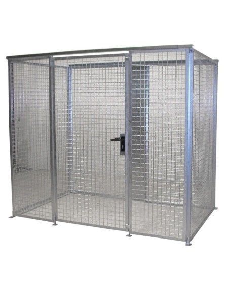 Contenedor para bombonas de gas, galvanizado en caliente
