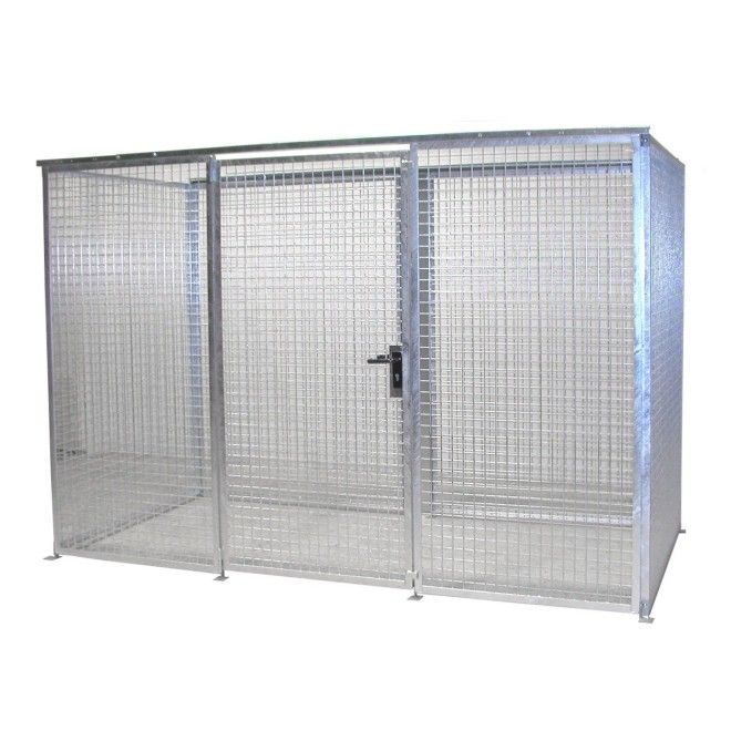 Hazardous material cabinets--Container for gas pumps, hot galvanized