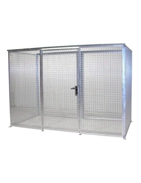 Hazardous material cabinets--Container for gas pumps, hot galvanized