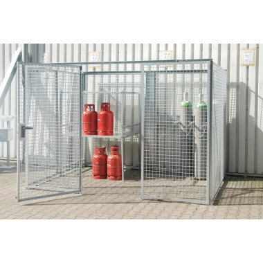 Armários para materiais perigosos--Recipiente para bombas de gás, galvanizado a quente
