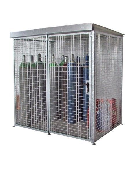 Hazardous material cabinets--Container for gas pumps, hot galvanized