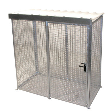 Armadi per materiali pericolosi--Contenitore per pompe a gas, zincato a caldo