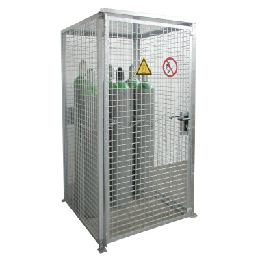 Hazardous material cabinets--Container for gas pumps, hot galvanized