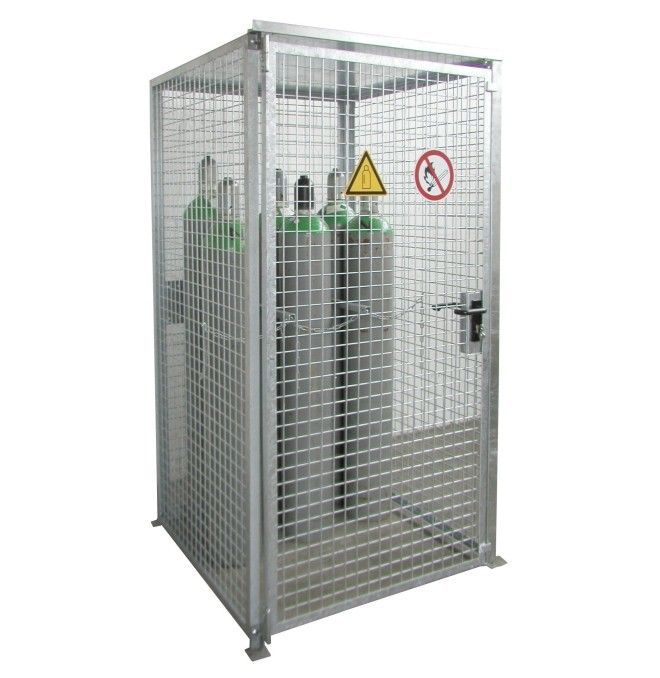 Hazardous material cabinets--Container for gas pumps, hot galvanized