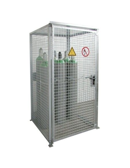 Armoires pour matières dangereuses--Conteneur pour pompes à gaz, galvanisé chaud