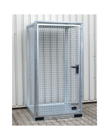 Armários para materiais perigosos--Recipiente para garrafas de gás, galvanizado a quente