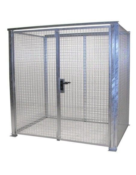Armários para materiais perigosos--Recipiente para bombas de gás, galvanizado a quente