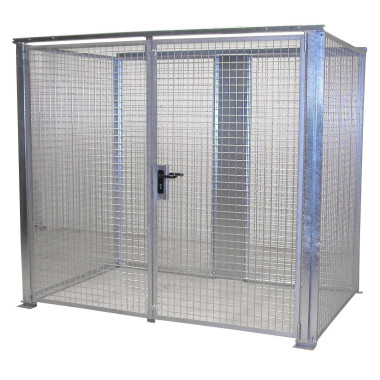 Hazardous material cabinets--Container for gas pumps, hot galvanized