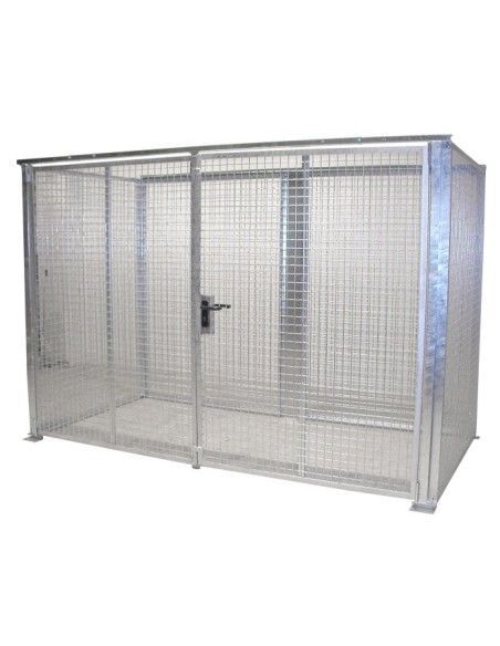 Armários para materiais perigosos--Recipiente para bombas de gás, galvanizado a quente