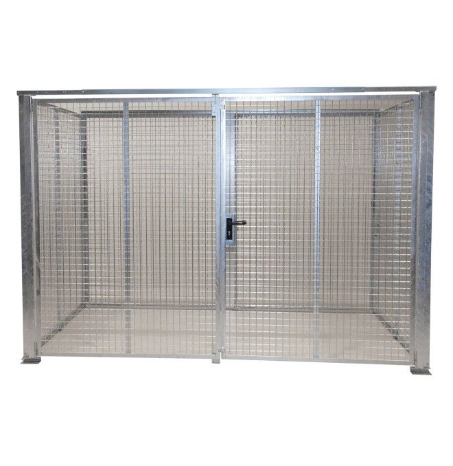 Hazardous material cabinets--Container for gas pumps, hot galvanized