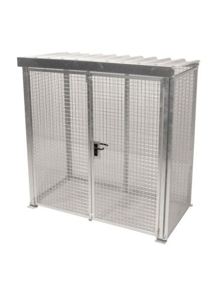 Hazardous material cabinets--Container for gas pumps, hot galvanized